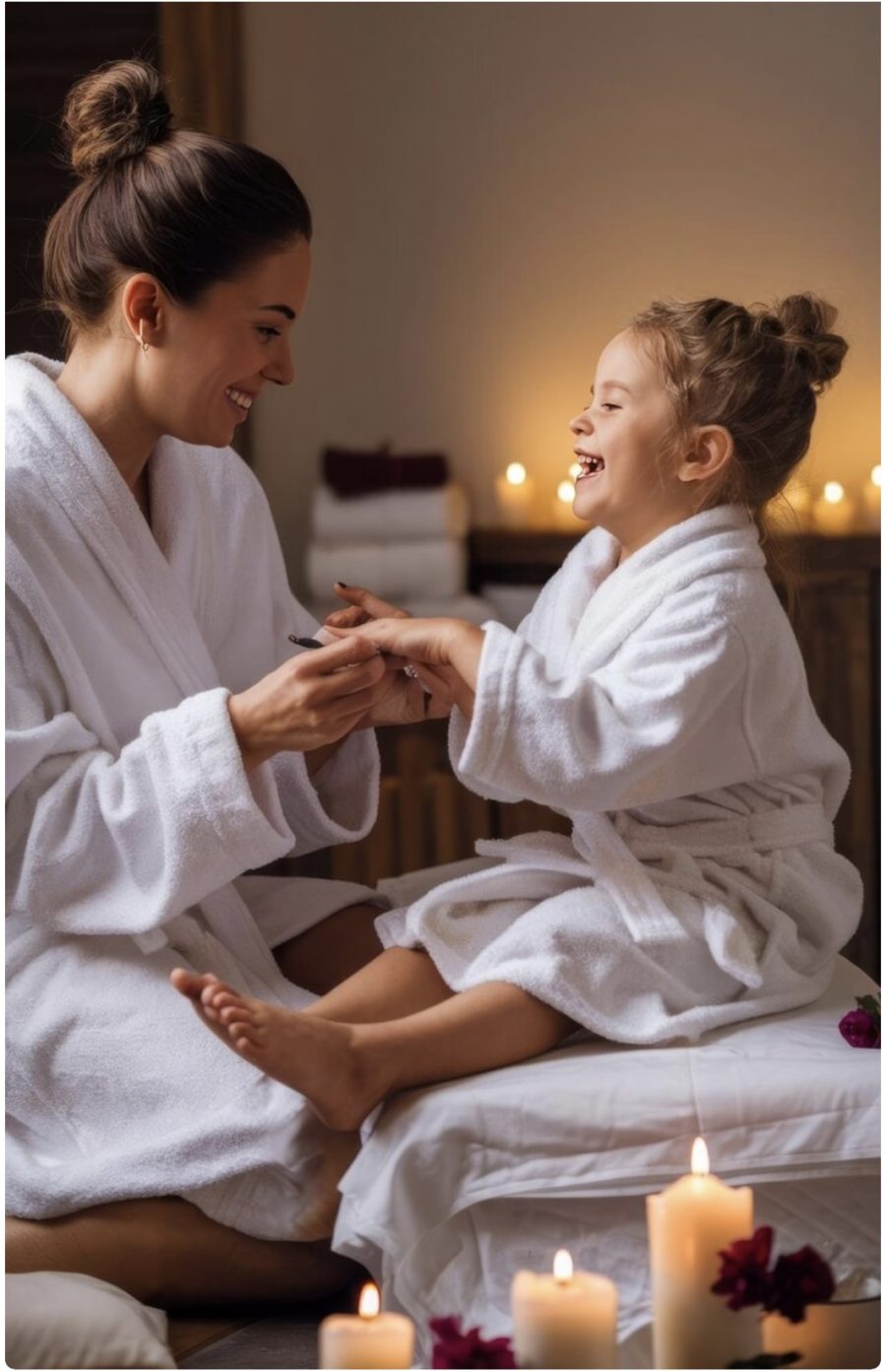 Massage duo parent enfant Lyon