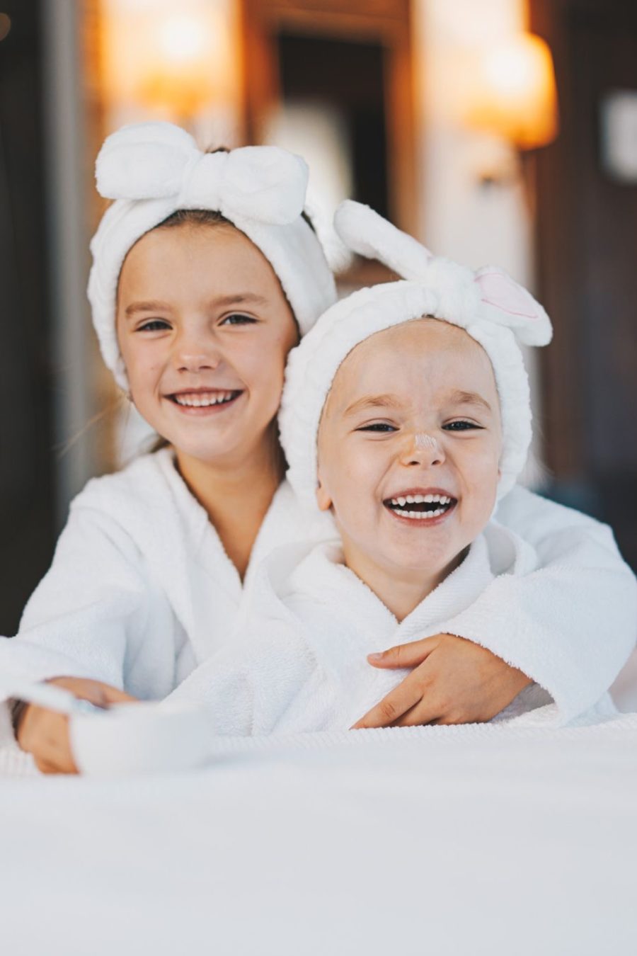Massage duo entre enfant Lyon